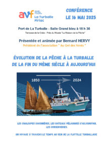 Lire la suite à propos de l’article Conférence sur l’évolution de la pêche à La Turballe, le 16 mai à 18h30.